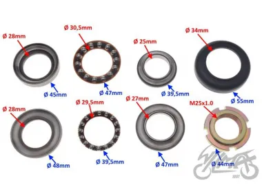 BEARING SET, STEERING FOR JUNAK 126