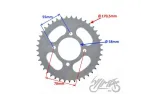 SPROCKET, REAR WHEEL T:41 FOR JUNAK 126