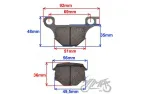 BRAKE PAD SET FOR JUNAK 901