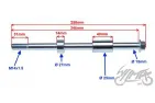 AXLE, REAR WHEEL FOR JUNAK 901