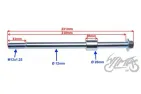AXLE, FRONT WHEEL FOR JUNAK 905