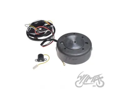 GENERATOR IGNITER SET, STATOR + FLYWHEEL JAWA 350