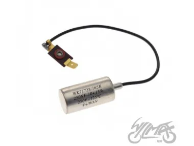 CAPACITOR J350 W/WIRE ORG