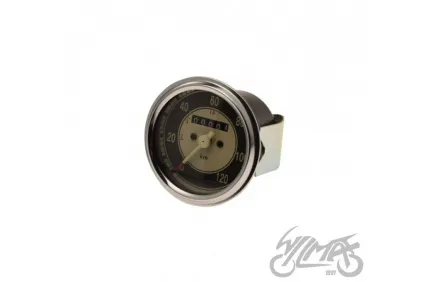 Spidometras, JAWA 250 350 apvalus 120 km/h juodas