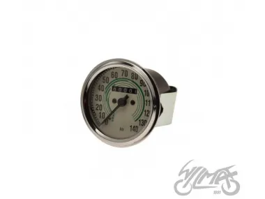 Spidometras, JAWA 250 350 apvalus 140 km/h baltas