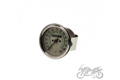 Spidometras, JAWA 250 350 apvalus 140 km/h baltas