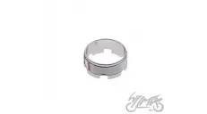 NUT, EXHAUST PIPE JAWA 6V CZ CHROME
