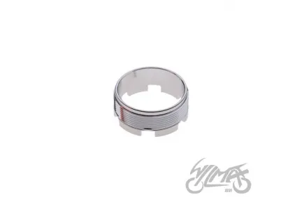 NUT, EXHAUST PIPE JAWA 6V CZ CHROME