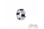 NUT, EXHAUST PIPE JAWA 6V CZ CHROME