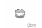 NUT, EXHAUST PIPE JAWA 6V CZ CHROME