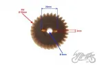 GEAR, WATER PUMP DRIVE AM6