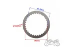 CLUTCH PLATE SET KINGWAY CHOPPER 150