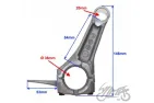CONNECTING ROD ASSY GX390 GO-KART ENGINE ORG