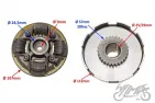 CLUTCH ASSY, GO-CART ENGINE GX270