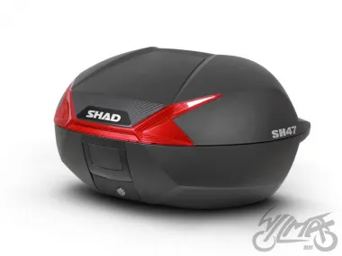 TOP CASE SHAD SH47 RED LENS