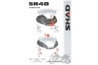 DAIKTADĖŽĖS DANGTELIS SHAD SH48 BALTAS