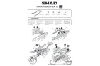 FITTING, TOP CASE SHAD FOR HONDA FORZA 125 / 300