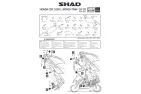 FITTING, ALU SIDE CASE 4P SHAD TERRA FOR HONDA CRF