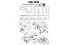 DAIKTADĖŽĖS LAIKIKLIS 3P SHAD HONDA CMX500
