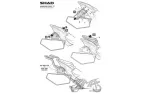 LAIKIKLIAI ŠONINĖMS DAIKTADĖŽĖMS SHAD KAWASAKI Z 900 17
