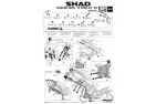 FITTING, 3P SIDE CASE SHAD FOR SUZUKI GSX-S 1000 GT