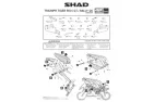 FITTING, ALU SIDE CASE 4P SHAD TERRA FOR TRIUMPH TIGER 900