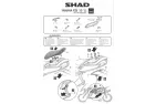 FITTING, TOP CASE SHAD FOR YAMAHA FAZER FZ8 800