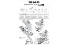 DAIKTADĖŽĖS LAIKIKLIS 3P SHAD YAMAHA MT 09 / SP