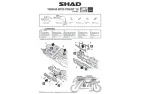 DAIKTADĖŽĖS LAIKIKLIS 3P SHAD YAMAHA TRACER 900 18