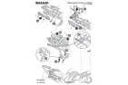 DAIKTADĖŽĖS LAIKIKLIS 3P SHAD YAMAHA TRACER 900 18