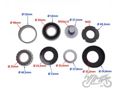 BEARING SET, STEERING KEEWAY TX