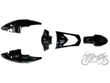 BODY SET, PLASTIC COVERS AGILITY BLACK