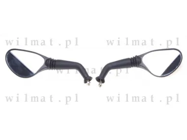 MIRROR SET, REAR VIEW MY001 BLACK-GRAY M6 R+R CN