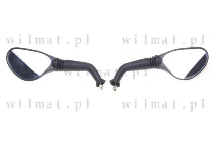 MIRROR SET, REAR VIEW MY001 BLACK-GRAY M6 R+R CN