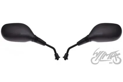 MIRROR SET, REAR VIEW MH014 BLACK SR M8 CN