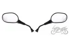 MIRROR SET, REAR VIEW MH014 BLACK SR M8 CN