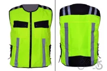 VEST, RETROREFLECTIVE LEOSHI S-M 56/66