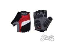 GLOVES , BICYCLE BLACK/RED M
