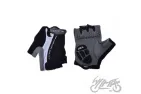 GLOVES , BICYCLE BLACK/WHITE XL