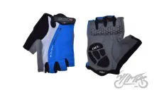 GLOVES , BICYCLE BLUE/WHITE M