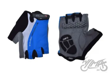 GLOVES , BICYCLE BLUE/WHITE M