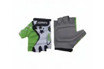 GLOVES , BICYCLE KIDS WHITE/GREEN XS