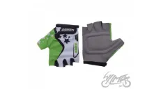 GLOVES , BICYCLE KIDS WHITE/GREEN XS