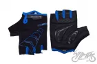 GLOVES , BICYCLE BLACK/BLUE L