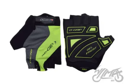 GLOVES , BICYCLE GRAY/YELLOW XL