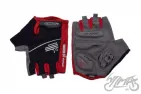 GLOVES , BICYCLE BLACK/RED L