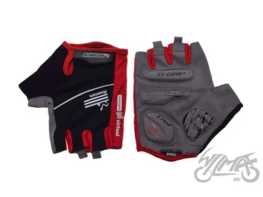 GLOVES , BICYCLE BLACK/RED L