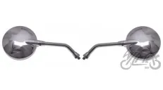 MIRROR, REAR VIEW MP207 ROUND CHROME M10