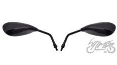 MIRROR, REAR VIEW MP103-1 TEARDROP BLACK M10