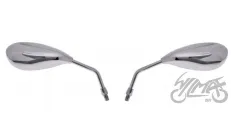 MIRROR, REAR VIEW MP103-1 TEARDROP CHROME M8